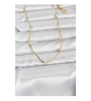 Mey İthalat® CM 14K Gold Renk Burgu ve Top Zincirli Model 60 cm Kadın Kolye