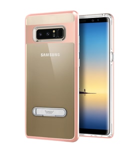 Buff Galaxy Note 8 ile Uyumlu Air Bumper Kılıf Rose Gold