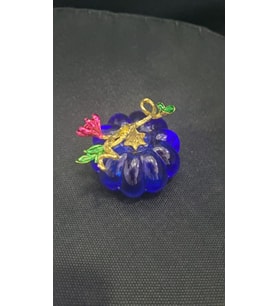 6 cm yuvarlak h. 5.5 cm cam balkabak 1 adet