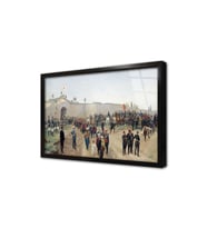 Plevne Savunması Çerçeveli Cam Tablo