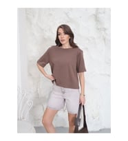 Kadın Vatkalı T-Shirt – Pamuk İnterlok Kumaş