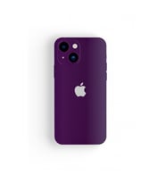 iPhone 14 Pro Max Renkli Telefon Kaplama Sticker Kaplama (Mor)