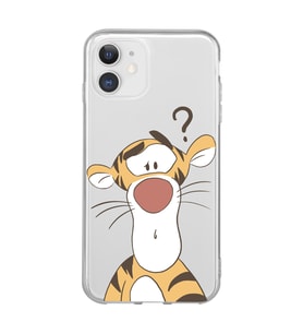 Iphone 11 Uyumlu Tigger Tasarımlı Şeffaf Telefon Kılıfı