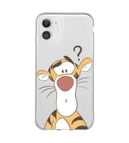Iphone 11 Uyumlu Tigger Tasarımlı Şeffaf Telefon Kılıfı