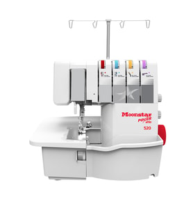 Ev Tipi Çok Fonksiyonlu Profesyonel Overlok Dikiş Makinesi 2-3-4 İplik / Model 520