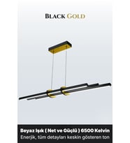 Cosmo Gold LED Tavan Avize – Kumandalı Dim Edilebilir – Aşağı Işık