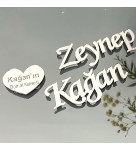 Söz nişan tepsisi isimlik - 51720