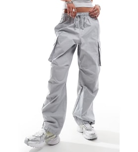Nike Sportswear Oversized Cargo Dans Pant Kadın Oversize Kargo Cepli Dokuma Eşofman Altı Gri
