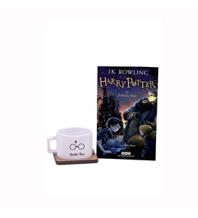 Harry Potter Felsefe Taşı ve İsme Özel Fincan Hediye Kutusu / Doğum Günü Hediye Seti