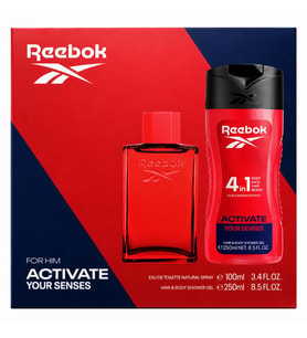 Reebok Actıvate EDT 100 ml + Shower Gel 250 ml Erkek Parfüm Seti