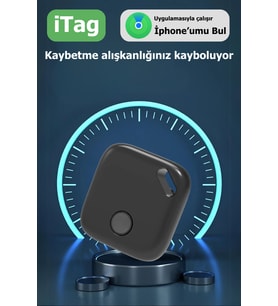 iTag Akıllı Takip Cihazı - İphone mu Bul Uygulamasıyla Çalışır Apple ile uyumlu