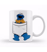 Cookie Monster Kurabiye Canavarı Kupa Bardak Porselen