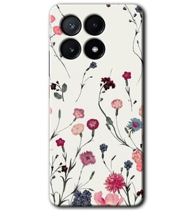 Poco x6 Pro Kılıf HD Desen Baskılı Kılıf - Mat Çiçek