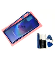 Tkgz Samsung Galaxy A31 (A315) FULL KASA Arka Pil Batarya Kapağı (TAMİR SETİ) MAVİ
