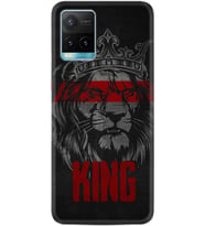 Vivo Y21a Kılıf Resimli Desenli Silikon Platinium Series King 1894