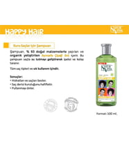 Natur Vital Happy Kuru Saçlar İçin Doğal Şampuan 500ml Aile Boyu