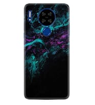 Reeder P13 Blue Max Lite Kılıf Desenli Silikon Abstract Green