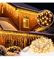 100 Led 20 Saçak 30*50*70Cm Çakarlı Ip65 Su Geçirmez Dış Mekan