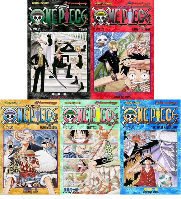 One Piece 6-10 Cilt Manga Seti (6-7-8-9-10)