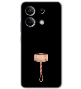 Redmi Note 13 4G Kılıf HD Desen Baskılı Kılıf - Thor Çekiç