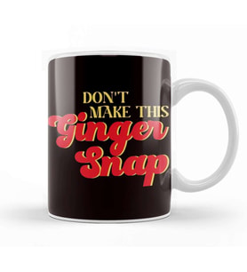 Don´t Make This Ginger Snap Redhead Christmas Cookies Kupa Bardak Porselen