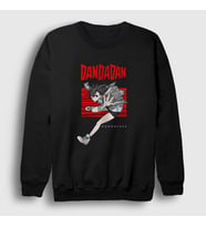 Presmono Unisex Siyah Momo Ayase Anime Dandadan Sweatshirt 512217tt