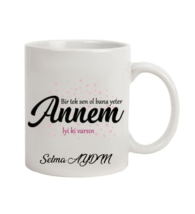 İsme Özel Kupa Bardak - Annem