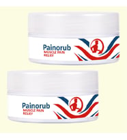 Painorub 2 Adet Afrika Yabani Zencefil Özü Kril Yağı Reliefcream Rahatlamaya 50 Ml