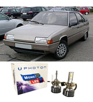 Citroen BX Led Xenon Uzun + Kısa Far Ampulü H4 Mono Yeni Seri Beyaz