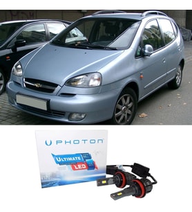 Chevrolet Rezzo Led Xenon Uzun + Kısa Far Ampulü H4 Ultimate Yeni Seri Beyaz
