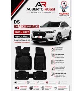 DS DS7 CROSSBACK 2018 - 2022 Araca Özel Kauçuk 3D Profesyonel Oto Paspası