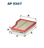 FILTRON AP0347 Hava Filtresi A2820940004