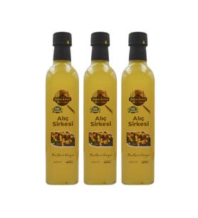 Tarihi SultanAhmet Baharatçısı Alıç Sirkesi %100 Katkısız Doğal 3x500 ml  Özel Üretim