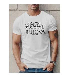 Erkek Jehova Baskılı Süprem T-shirt