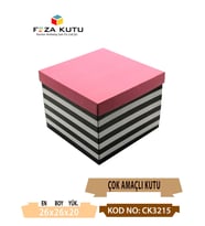 26x26x20 Çok Amaçlı Kutu Karton Kutu Pasta Kutusu (10 Adet)