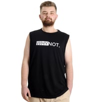 Mode XL Büyük Beden Erkek Atlet WHYNOT 23003 Siyah