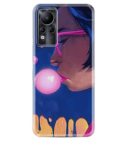 INFINIX Note 11 Pro Note 10 Hot 9 Play Kılıf Desemli Silikon Sakız ve Kız 1767