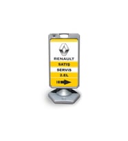 Renault     Reklam ve Yönlendirme Uyari Dubasi A Tabela Grı