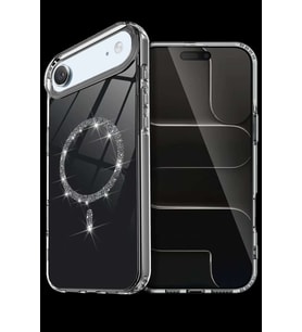 iPhone 17 Air Live Diamond Magsafe Kapak - Siyah
