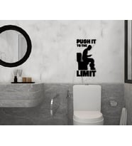 BK Home Banyo Tuvalet Duvar Süsü-7 (Siyah)