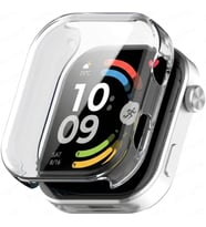 Lexroo Xiaomi Redmi Watch 6 ile Uyumlu 360° Kasa Koruyucu Kılıfı Yumuşak TPU Malzeme Dokunmatiği ve