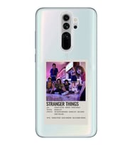 Redmi Note 8 Pro Uyumlu Stranger Things Minimalist Poster Desenli Şeffaf Telefon Kılıfı