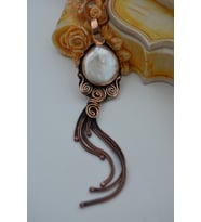 STONEAGE BAROK İNCİLİ TASARIM KOLYE