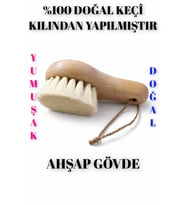 KEÇİ KILI YÜZ TEMİZLEME FIRÇASI (YUMUŞAK)