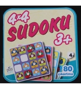 4 x 4 Sudoku – 4 (3 Yaş +)