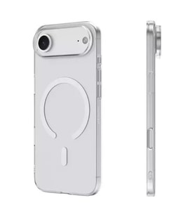 İphone 17 Air Uyumlu Şeffaf Silikon Kılıf Kablosuz Şarj Destekli