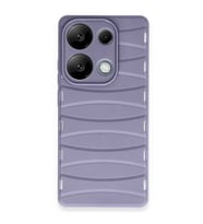 Xiaomi Redmi Note 13 Pro 4g Kılıf Bibercas Silikon Kapak - Lila