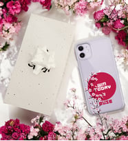 Sakura Today Tasarımlı Kişiye Özel Şeffaf Telefon Kılıfı (Tüm Telefon Modelleri Mevcuttur.) - Hediye Kutulu