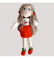 Kirazlı Bebek Amigurumi Oyuncak