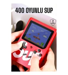 Mey İthalat® Taşınabilir El Atarisi SUP 400 Oyunlu Mini Oyun Konsolu
